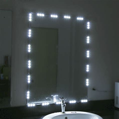 * lighted mirrors are warranted with respect to séura's labor, glass, structure, and assembly for seven (7) years; White LED Light Strip Module Kit Dressing Makeup Cosmetic ...
