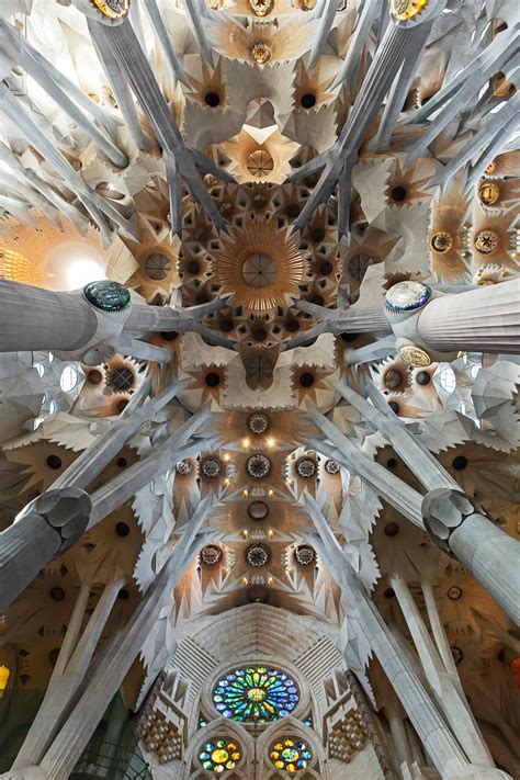 Sagrada Familia Church Ceiling Travel Photography For Sale