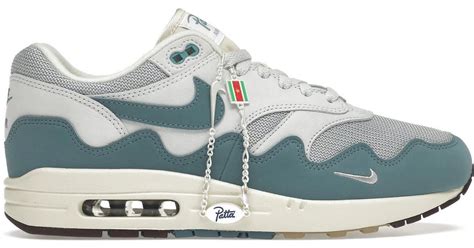 Nike Air Max 1 Patta Waves Noise Aqua With Bracelet In Blue For Men Lyst Uk