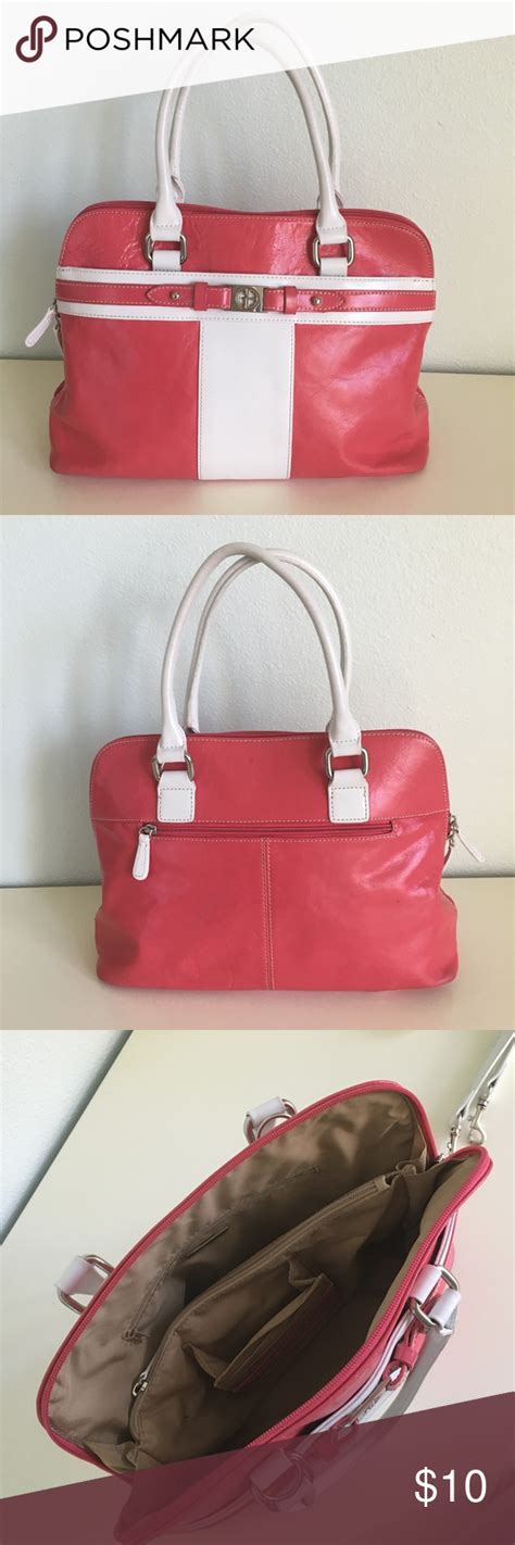 Adorable Pink And White Satchel This Cute Satchel Has Great