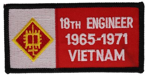 Us Army 18th Engineer 65 71 Vietnam Patch H1175d32 Vietnam Vietnam