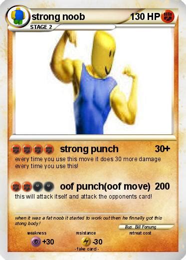 Pokémon Strong Noob 5 5 Strong Punch My Pokemon Card