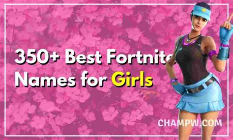 550 Best Fortnite Names For Girls Girl Fortnite Names