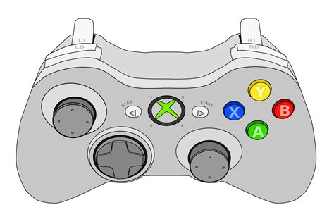 Xbox 360 Controller Drawing At Explore Collection