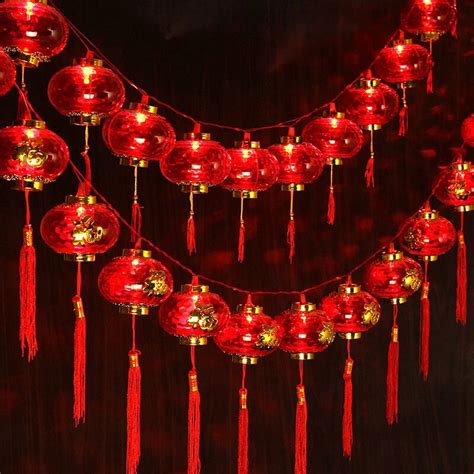 High Quality Chinese Red Lantern String Lights Christmas Lights