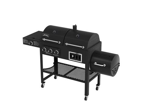 Smoke Hollow 3500 4 In 1 Combination 3 Burner Gas Grill