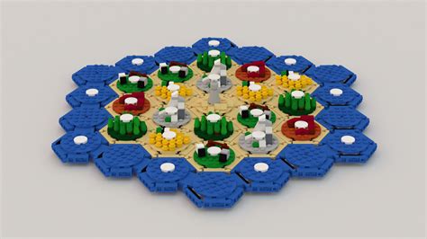 The first thing you'll notice upon opening the box is that there's no traditional, folding game board. LEGO IDEAS - Product Ideas - Settlers of Catan (a Brick ...