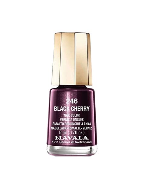 Mavala Mini Color Nail Color Cream 5ml Colour 246 Black Cherry