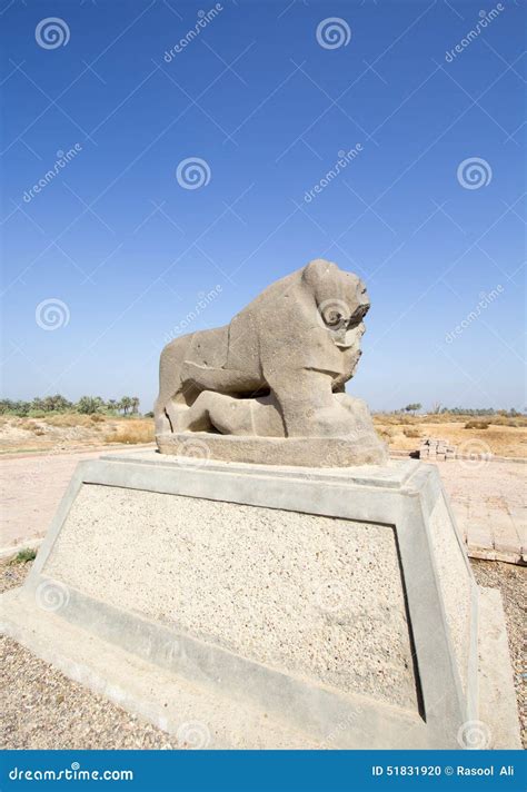 Babylon Lion Statue Stock Photo Image Of City Iraq 51831920