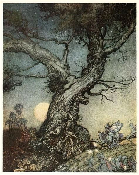 Pin By Pema Chogyel On Trees Arthur Rackham Fairytale Art Fairytale