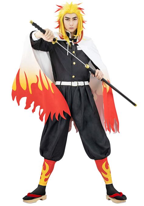Buy C Zofek Demon Slayer Kimetsu No Yaiba Rengoku Kyoujurou Cosplay Costume Mens Uniform With