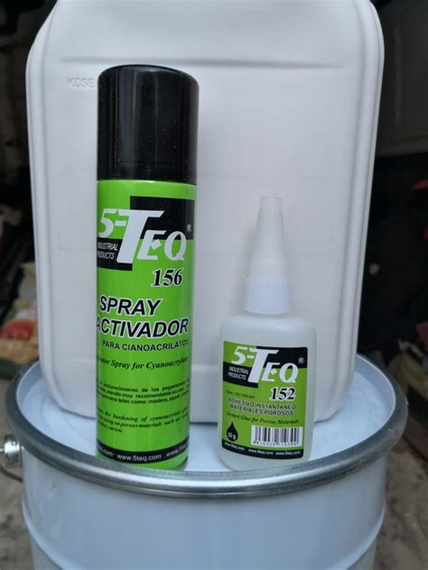 Kit Adhesivo 5 Teq 152 50gr Y Spray Activador 150ml