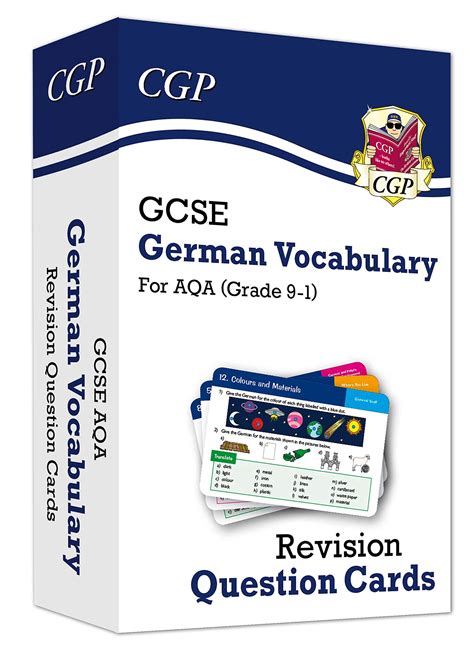Buy New Grade 9 1 Gcse Aqa German Vocabulary Revision Question Cards