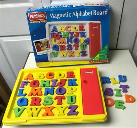 Playskool 2050 Magnetic Alphabet Board Learning Steps Lap Desk With