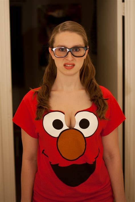 Wut Rachel Dressed Up As Katy Perry In The Snl Elmo Outfi Flickr