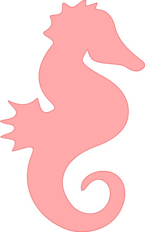 Coral Seahorse Clip Art At Vector Clip Art