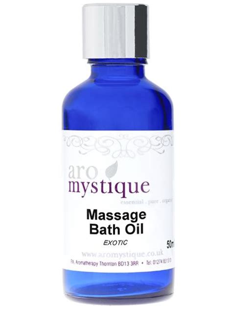 Massage Bath Oil Exotic 100ml Aromystique Aromatherapy Oils