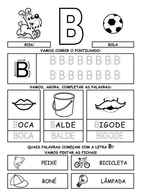 Atividades Com A Letra B E C