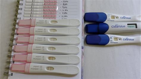 Pregnancy Test Line Progression Youtube