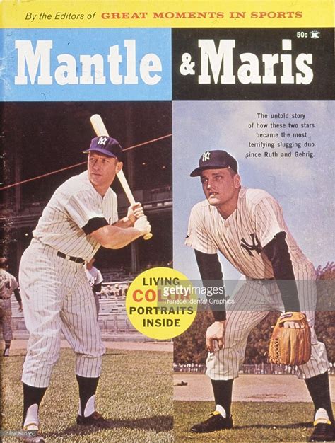 New York Yankee Sluggers Mickey Mantle And Roger Maris Are Cover Boys
