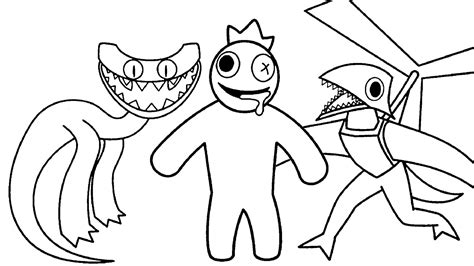 rainbow friends chapter coloring pages 2 -2 – Having fun with children