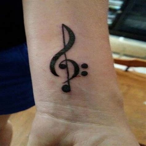 150 Meaningful Treble Clef Tattoo Designs For Music Lovers 2019
