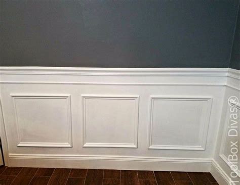 If you're hanging a canvas, or picture frame, that you want to sit flush against the wall. Install Picture Frame Moulding - Budget Friendly ...