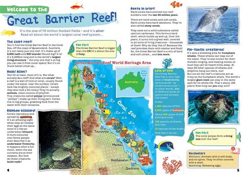 The Great Barrier Reef Preview Pages Eco Kids Planet