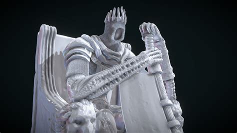 Yhorm The Giant Dark Souls 3 Boss Statue Buy Royalty Free 3d Model By