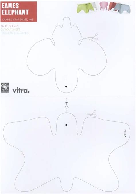 Papertoy Elephant EAMES By Vitra Paperblog Papier Diy Diy En