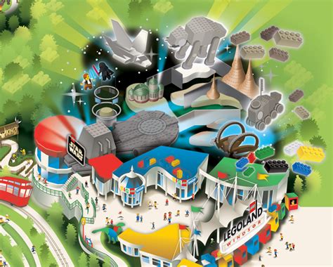 Legoland Windsor Park Map On Behance