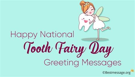 Happy National Tooth Fairy Day Greeting Messages And Quotes Tooth