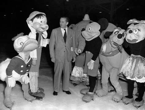Wonderful Photo Of Walt Disney Meeting His Nightmarish Creations In Los