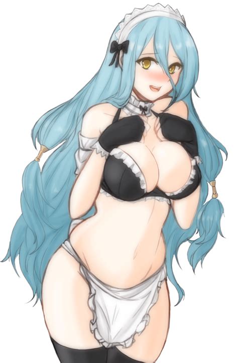 Rule 34 1girls Apron Arm Band Arms Azura Fire Emblem Bare Midriff