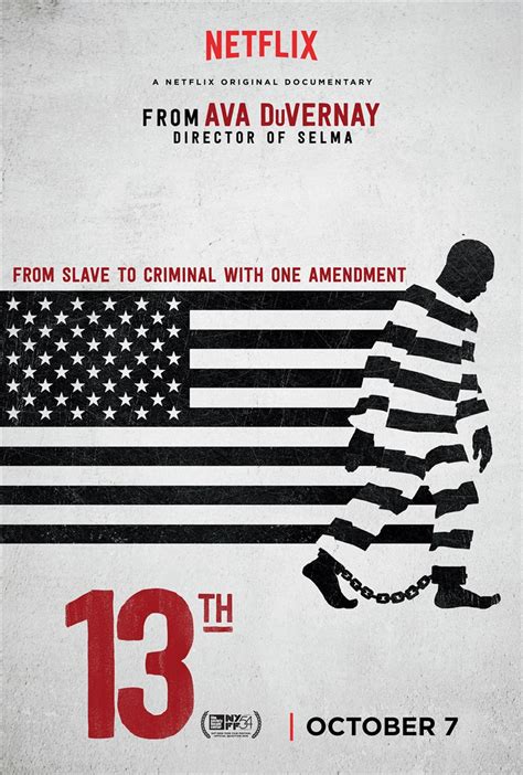 New on netflix this week: Ava DuVernay Says Making Netflix Doc '13th' Was Personal
