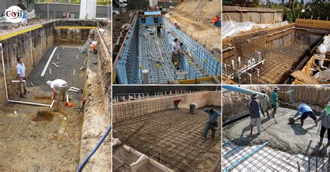 How To Construct Rcc Concrete Swimming Pool Design Details