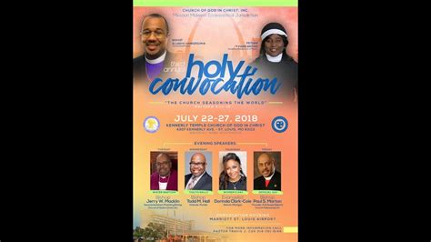 Cogic 2018 Missouri Midwest Ecclesiastical Jurisdiction 3rd Annual Holy