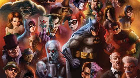 Dc Comics Characters Poster Desktop Wallpaper