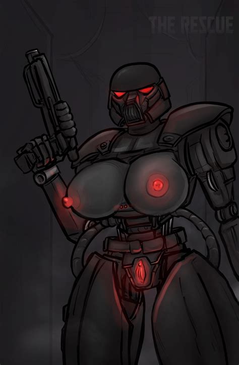 Rule 34 Berrythelothcat Dark Trooper Droid Holding Object Imperial Robot Star Wars Steam Tagme