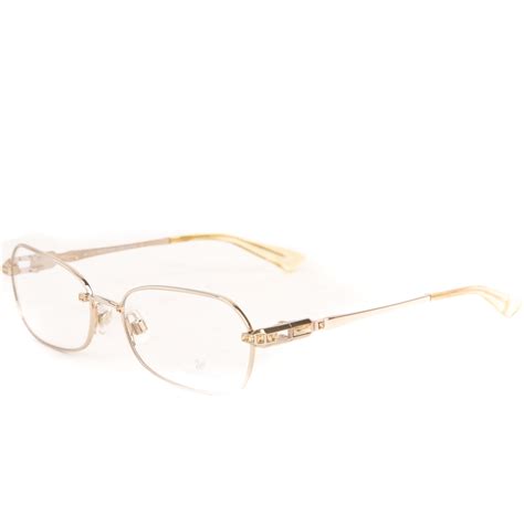 swarovski women s crystal accent metal eyeglass frames sw5002 54mm gold
