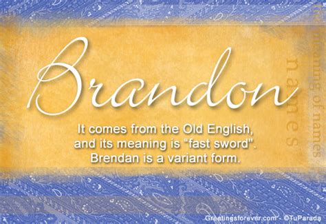 Brandon Name Meaning Brandon Name Origin Meaning Of The Name Brandon