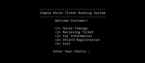 We will basically be implementing a bootstrap. Simple Movie Ticket Booking System In C++ With Source Code | Source Code & Projects