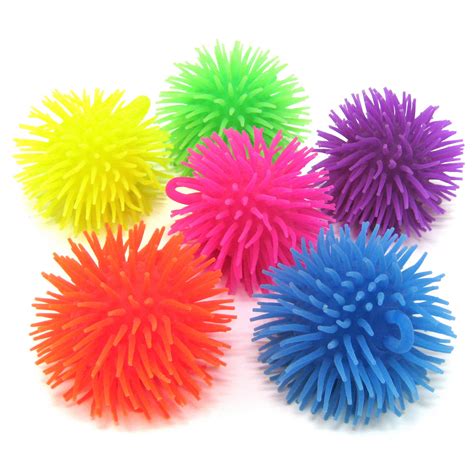 Inflated Pom Pom Balls 5 Inch 12 Count Rebeccas Toys And Prizes
