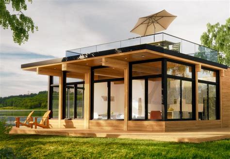 Your log cabin will be delivered by our specialized delivery crew using custom built extendable tilting fifth wheel trailers; Bonneville Prefab Cabin, Canada 1300x900 : cabins