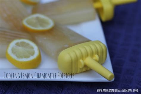 Cooling Lemon Chamomile Popsicles