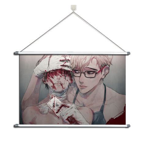 Killing Stalking Oh Sangwoo Yoon Bum Alloy Fabric Wall Poster Sc Roll
