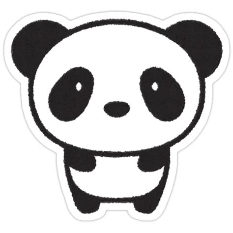 Cute Panda Stickers By Roodbelletje Redbubble