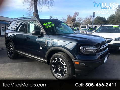 Used 2021 Ford Bronco Sport Outer Banks 4x4 For Sale In Atascadero Ca