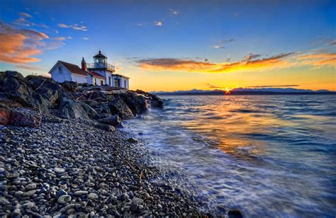 West Point Lighthouse Sunset Hdr I Met Up With Aaron F Flickr