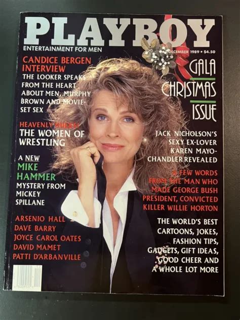 Playboy Magazine December Candice Bergen Patti D Arbanville Petra